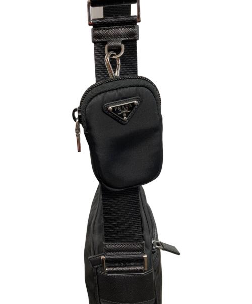 PRADA（プラダ）PRADA (プラダ) Re-Nylon(リナイロン) ショルダーバッグ ブラックの古着・服飾アイテム