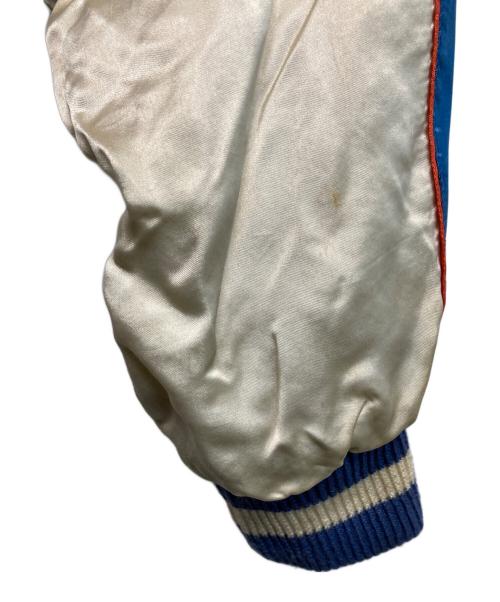 Pearl Diver（パールダイバー）Pearl Diver (パールダイバー) リバーシブルスカジャン オリーブ×ブルー サイズ:Sの古着・服飾アイテム