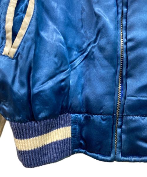 Pearl Diver（パールダイバー）Pearl Diver (パールダイバー) リバーシブルスカジャン オリーブ×ブルー サイズ:Sの古着・服飾アイテム
