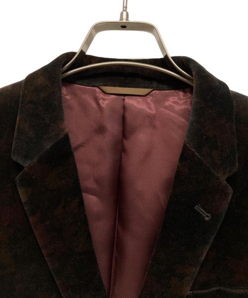 PAUL SMITH（ポールスミス）Paul Smith (ポールスミス) ベロアテーラードジャケット ブラウン サイズ:Mの古着・服飾アイテム