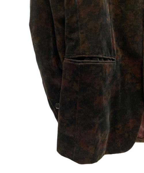 PAUL SMITH（ポールスミス）Paul Smith (ポールスミス) ベロアテーラードジャケット ブラウン サイズ:Mの古着・服飾アイテム