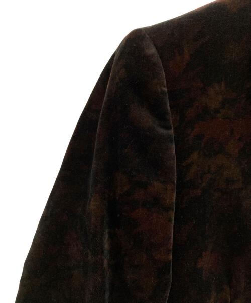 PAUL SMITH（ポールスミス）Paul Smith (ポールスミス) ベロアテーラードジャケット ブラウン サイズ:Mの古着・服飾アイテム