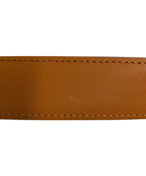 GUCCI（グッチ）GUCCI (グッチ) ラワーバックル ベルトレザーベルト ベージュの古着・服飾アイテム