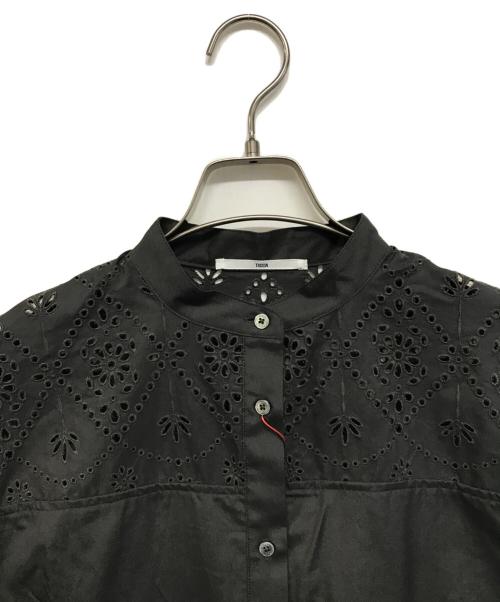 ticca（ティッカ）TICCA (ティッカ) レースフレンチワンピース ブラック サイズ:FREE 未使用品の古着・服飾アイテム