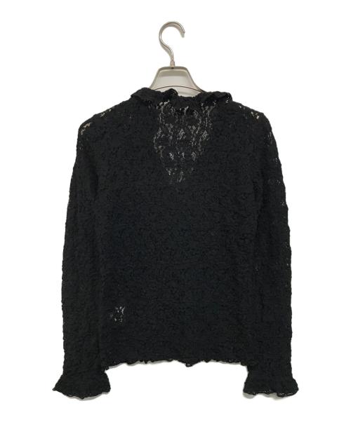 CODEA（コードエー）CODEA (コードエー) fluffy lace blouse(フラッフィー・レース・ブラウス) ブラック サイズ:FREE 未使用品の古着・服飾アイテム