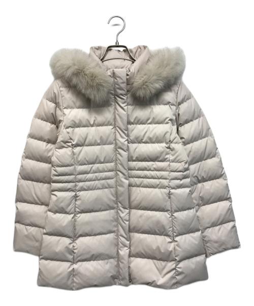 UNTITLED（アンタイトル）UNTITLED (アンタイトル) ミディダウンコート アイボリー サイズ:1 未使用品の古着・服飾アイテム