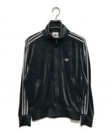 adidas（アディダス）の古着「ファイヤーバード トラックトップ ベロア」｜グレー
