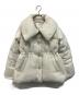 Her lip to（ハーリップトゥ）の古着「Gold-Button Tweed Down Jacket(ゴールドボタン ツイード ダウン ジャケット)」｜ホワイト