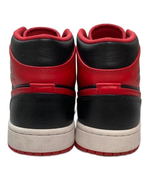 NIKE（ナイキ）NIKE (ナイキ) エア ジョーダン 1 MID レッド×ブラック サイズ:27.5cmの古着・服飾アイテム