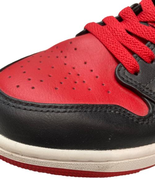 NIKE（ナイキ）NIKE (ナイキ) エア ジョーダン 1 MID レッド×ブラック サイズ:27.5cmの古着・服飾アイテム