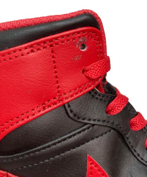 NIKE（ナイキ）NIKE (ナイキ) エア ジョーダン 1 MID レッド×ブラック サイズ:27.5cmの古着・服飾アイテム