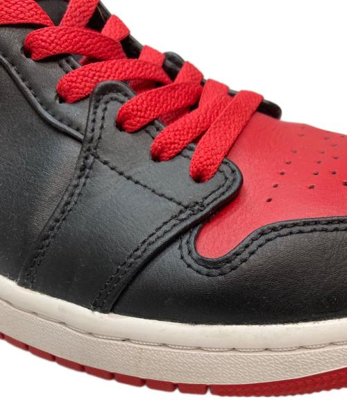 NIKE（ナイキ）NIKE (ナイキ) エア ジョーダン 1 MID レッド×ブラック サイズ:27.5cmの古着・服飾アイテム