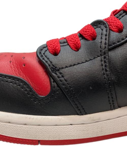 NIKE（ナイキ）NIKE (ナイキ) エア ジョーダン 1 MID レッド×ブラック サイズ:27.5cmの古着・服飾アイテム