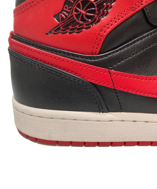 NIKE（ナイキ）NIKE (ナイキ) エア ジョーダン 1 MID レッド×ブラック サイズ:27.5cmの古着・服飾アイテム
