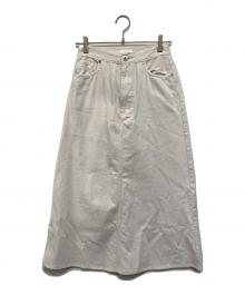 Spick and Span（スピック＆スパン）の古着「アッパーハイツ 別注 THE LAZY SKIRT」｜ホワイト