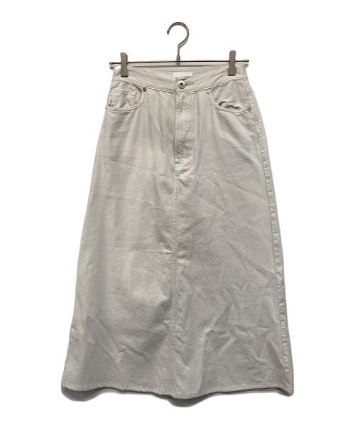 Spick and Span（スピック＆スパン）Spick and Span (スピック＆スパン) アッパーハイツ 別注 THE LAZY SKIRT ホワイト サイズ:SIZE 24 未使用品の古着・服飾アイテム