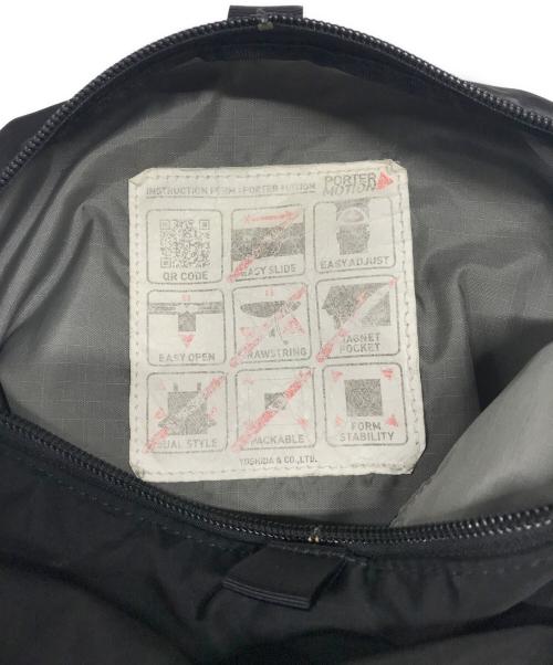 PORTER（ポーター）PORTER (ポーター) MOTION　モーション　ナイロンショルダーバッグ ブラックの古着・服飾アイテム