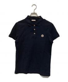 MONCLER（モンクレール）の古着「MAGLIA POLO MANICA CORTA」｜ブラック