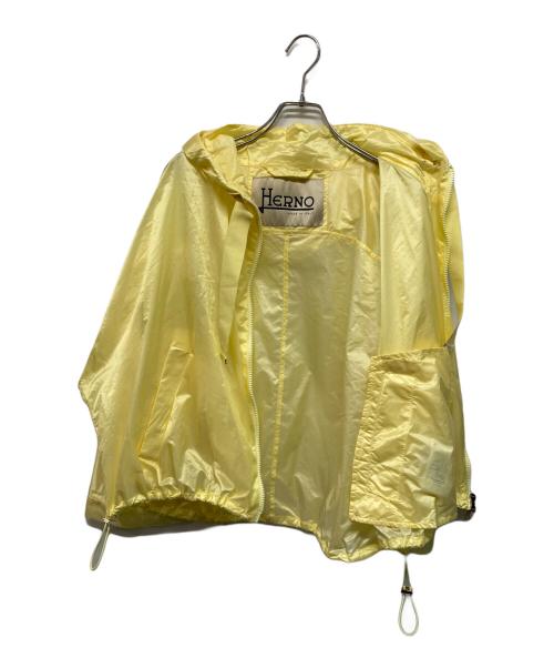 HERNO（ヘルノ）HERNO (ヘルノ) イリディセント Aラインジャケット イエロー サイズ:SIZE 42の古着・服飾アイテム