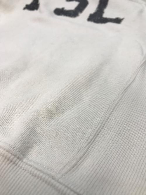 Saint Laurent Paris（サンローランパリ）Saint Laurent Paris (サンローランパリ) YSLロゴプリントスウェット ホワイト サイズ:Lの古着・服飾アイテム