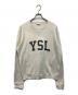Saint Laurent Paris（サンローランパリ）の古着「YSLロゴプリントスウェット」｜ホワイト