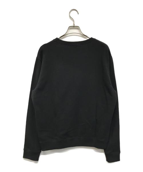Saint Laurent Paris（サンローランパリ）Saint Laurent Paris (サンローランパリ) クルーネックスウェット ロゴスウェット ビシュー ブラック サイズ:Lの古着・服飾アイテム