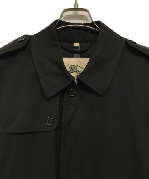 BURBERRY LONDON（バーバリーロンドン）BURBERRY LONDON (バーバリーロンドン) 裏地ノヴァチェックトレンチコート ブラック サイズ:SIZE 50の古着・服飾アイテム