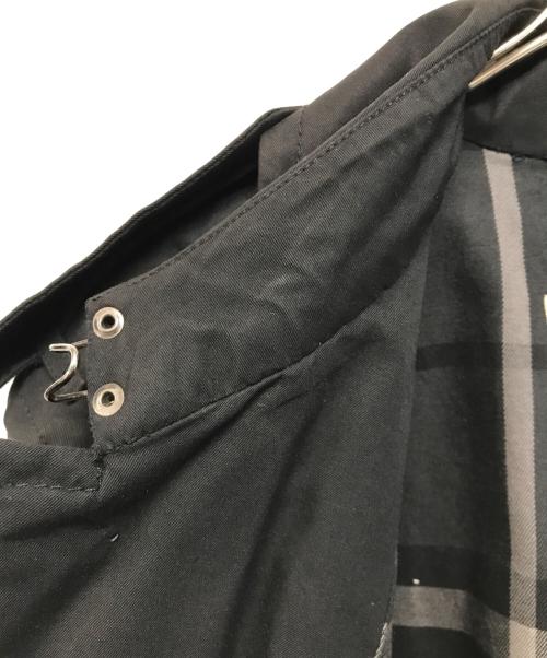 BURBERRY LONDON（バーバリーロンドン）BURBERRY LONDON (バーバリーロンドン) 裏地ノヴァチェックトレンチコート ブラック サイズ:SIZE 50の古着・服飾アイテム