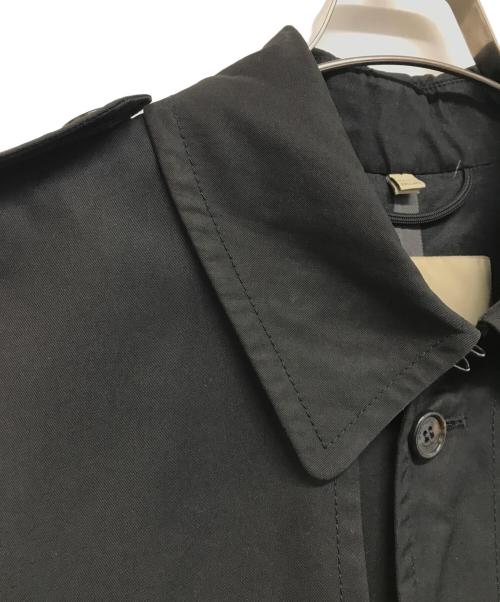 BURBERRY LONDON（バーバリーロンドン）BURBERRY LONDON (バーバリーロンドン) 裏地ノヴァチェックトレンチコート ブラック サイズ:SIZE 50の古着・服飾アイテム