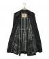 中古・古着 BURBERRY LONDON (バーバリーロンドン) 裏地ノヴァチェックトレンチコート ブラック サイズ:SIZE 50：17000円
