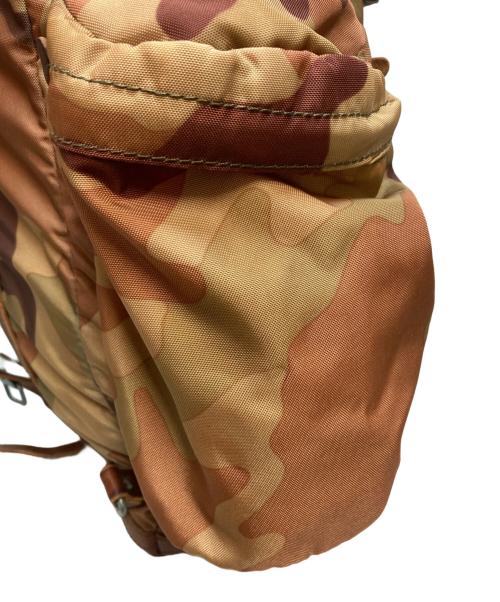 RALPH LAUREN（ラルフローレン）RALPH LAUREN (ラルフローレン) カモフラアンティーク加工リュック ブラウンの古着・服飾アイテム