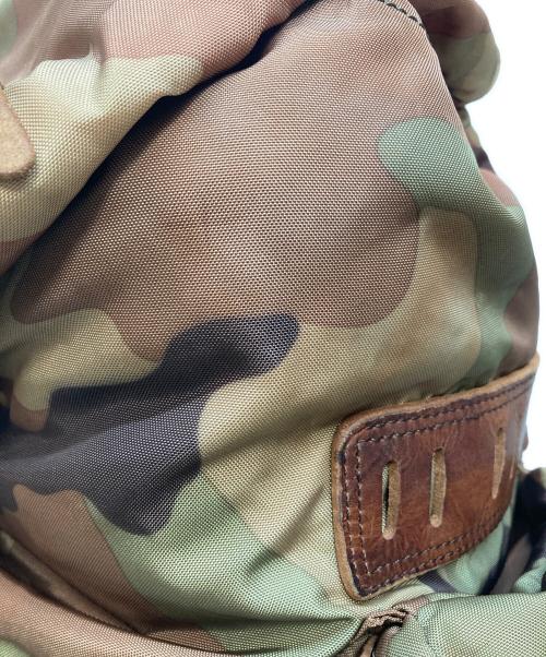 RALPH LAUREN（ラルフローレン）RALPH LAUREN (ラルフローレン) カモフラアンティーク加工リュック ブラウンの古着・服飾アイテム