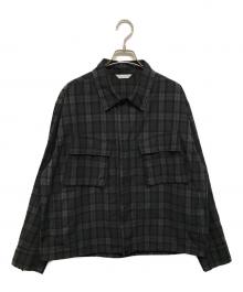 JOURNAL STANDARD（ジャーナルスタンダード）の古着「T/C サッカー ファティーグ ジャケット」｜ブラック