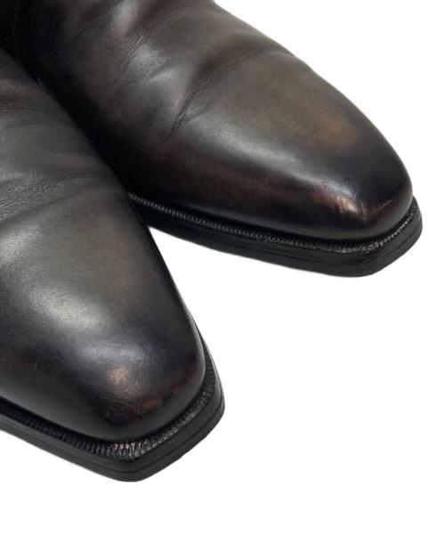 Berluti（ベルルッティ）Berluti (ベルルッティ) デムジュール 1アイレット スクリット カリグラフィー ダービー ブラウン サイズ:SIZE 6.5の古着・服飾アイテム