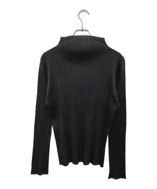 PLEATS PLEASE（プリーツプリーズ）PLEATS PLEASE (プリーツプリーズ) ロングスリーブプリーツカットソー ブラック サイズ:SIZE 4の古着・服飾アイテム