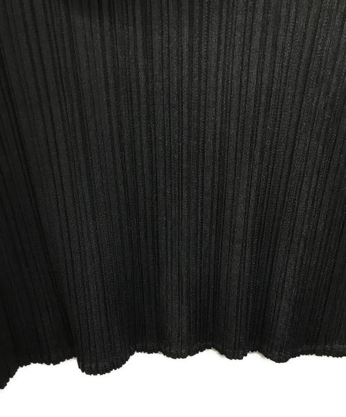 PLEATS PLEASE（プリーツプリーズ）PLEATS PLEASE (プリーツプリーズ) ロングスリーブプリーツカットソー ブラック サイズ:SIZE 4の古着・服飾アイテム
