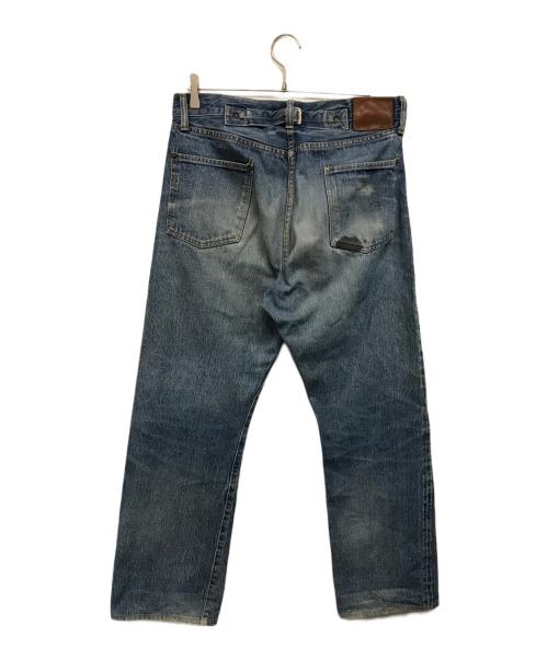 TENDERLOIN（テンダーロイン）TENDERLOIN (テンダーロイン) シンチバックボタンフライデニムパンツ インディゴ サイズ:32の古着・服飾アイテム