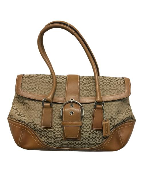 COACH（コーチ）COACH (コーチ) ソーホー ミニシグネチャー ブラウンの古着・服飾アイテム