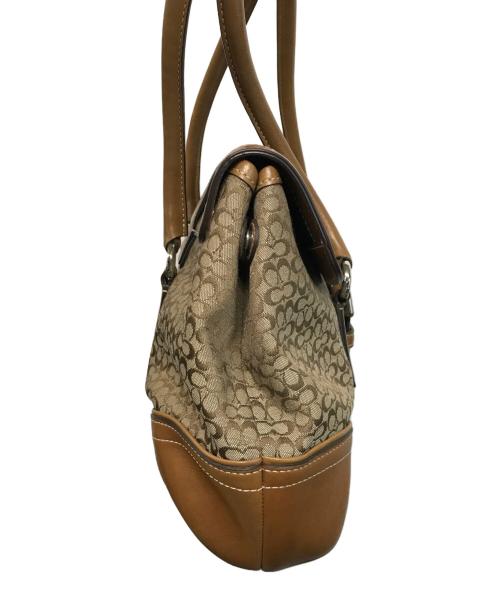 COACH（コーチ）COACH (コーチ) ソーホー ミニシグネチャー ブラウンの古着・服飾アイテム