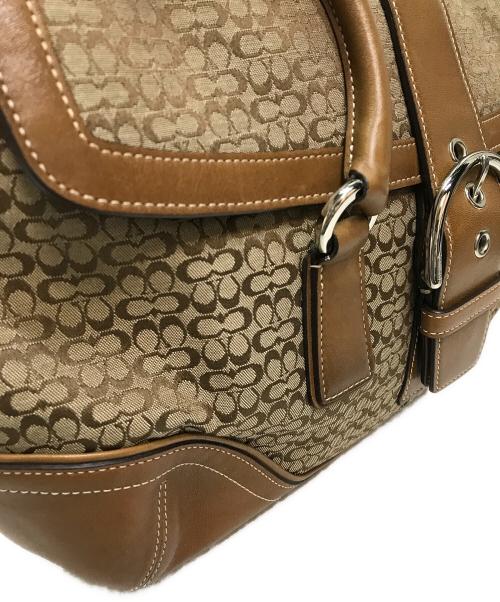 COACH（コーチ）COACH (コーチ) ソーホー ミニシグネチャー ブラウンの古着・服飾アイテム