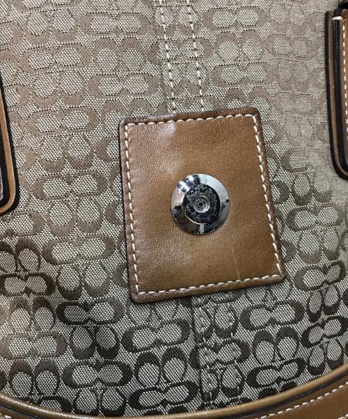 COACH（コーチ）COACH (コーチ) ソーホー ミニシグネチャー ブラウンの古着・服飾アイテム