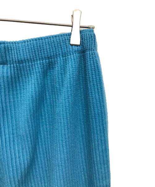me ISSEY MIYAKE（ミーイッセイ ミヤケ）me ISSEY MIYAKE (ミーイッセイ ミヤケ) プリーツワイドパンツ ブルー サイズ:Freeの古着・服飾アイテム