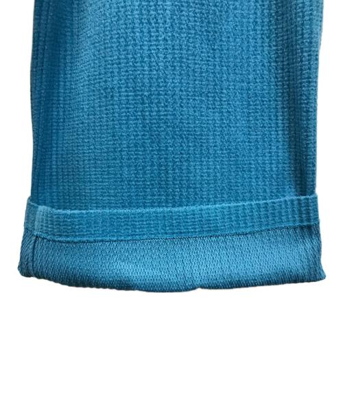 me ISSEY MIYAKE（ミーイッセイ ミヤケ）me ISSEY MIYAKE (ミーイッセイ ミヤケ) プリーツワイドパンツ ブルー サイズ:Freeの古着・服飾アイテム