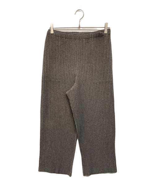 me ISSEY MIYAKE（ミーイッセイ ミヤケ）me ISSEY MIYAKE (ミーイッセイ ミヤケ) CORDUROY PLEATS ワイドプリーツパンツ グレー サイズ:-の古着・服飾アイテム