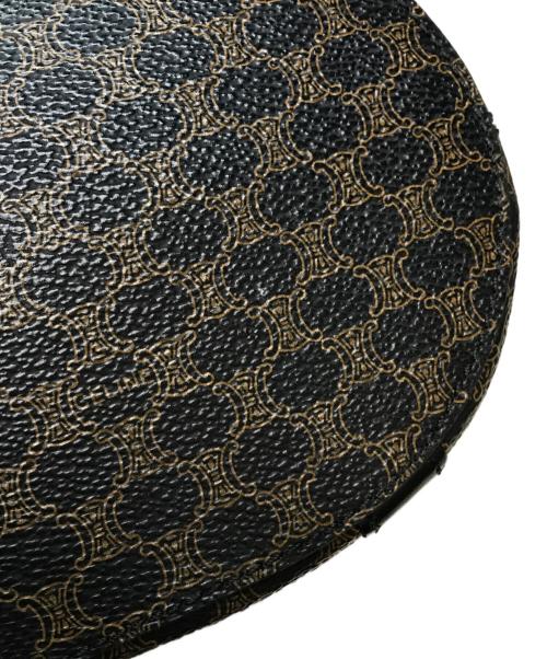 CELINE（セリーヌ）CELINE (セリーヌ) マカダム柄トートバッグ ブラック×ブラウンの古着・服飾アイテム