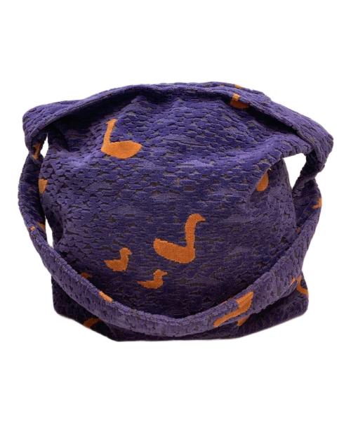 mina perhonen（ミナ ペルホネン）mina perhonen (ミナ ペルホネン) winter lake ショルダーバッグ パープルの古着・服飾アイテム