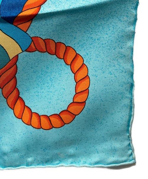 HERMES（エルメス）HERMES (エルメス) カレ90 ブルーの古着・服飾アイテム