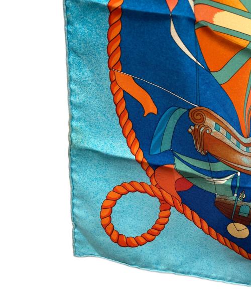 HERMES（エルメス）HERMES (エルメス) カレ90 ブルーの古着・服飾アイテム