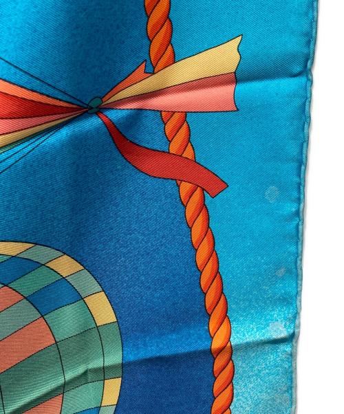 HERMES（エルメス）HERMES (エルメス) カレ90 ブルーの古着・服飾アイテム