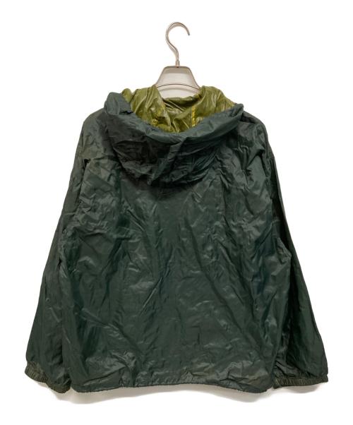 BONEVILLE（ボンネビル）BONEVILLE (ボンネビル) EMBROIDERED ZIPUP NYLON（エンブロイダード・ジップアップ・ナイロンジャケット） グリーン サイズ:Lの古着・服飾アイテム